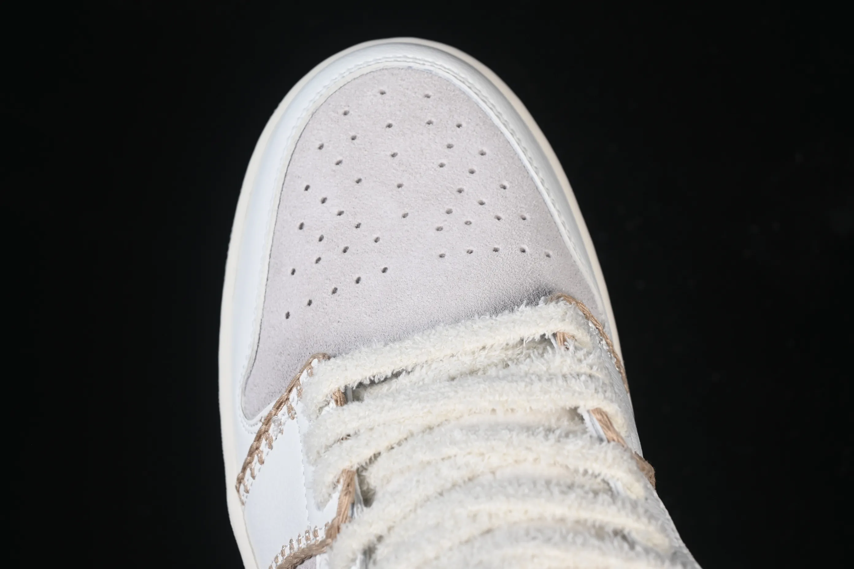 All categories Air Jordan Jordan series basketball shoes Air Jordan 1 Low Air Jordan 1 Low AJ1 Joe 1 meter white brown low-top casual sneakers HV4268-120